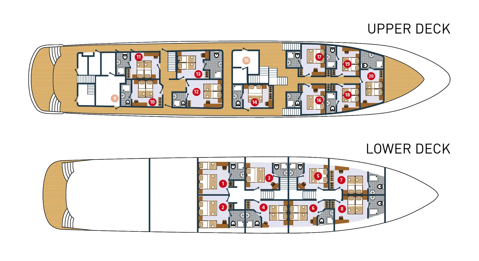 Adriatic-King Deck Plan