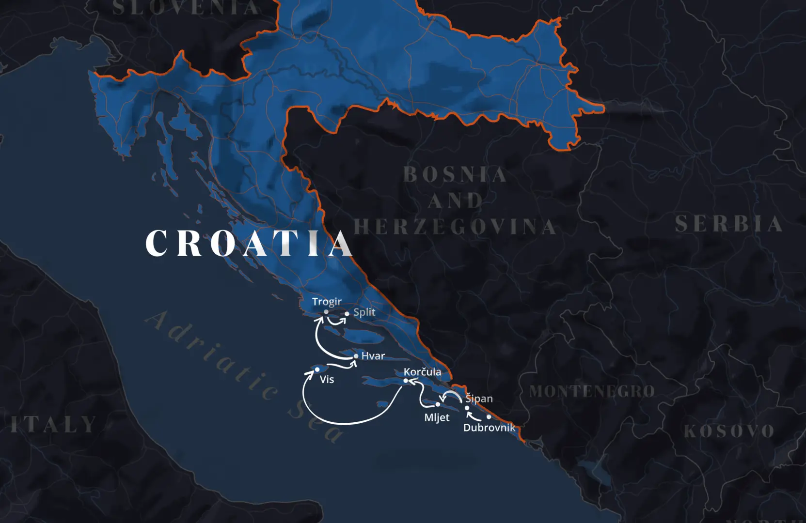 travel queen croatia