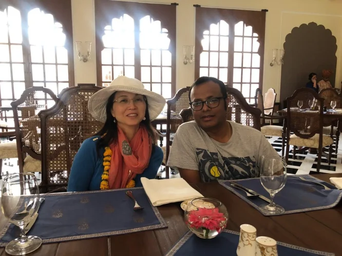 Luncheon at Oberoi Hotel in Agra